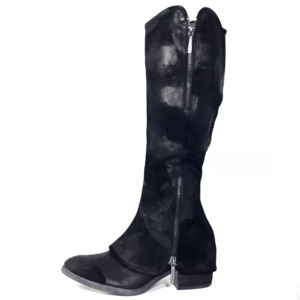 Donald J Pliner Devi Black Leather Boots - Size 5M